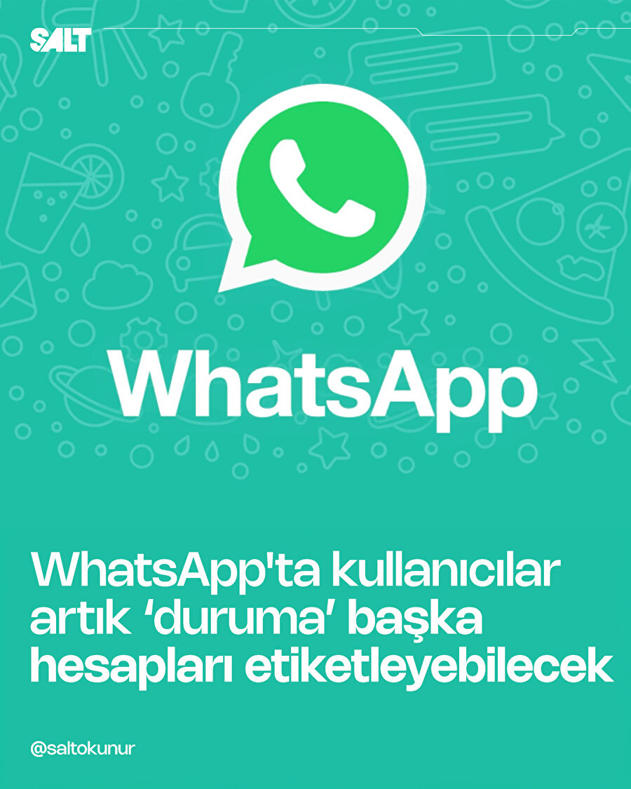 WhatsApp'a etiketleme özelliği geldi