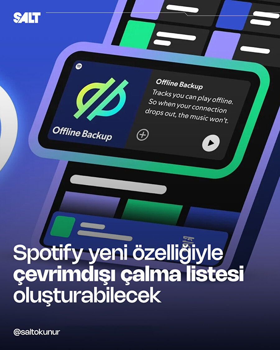 Spotify'a çevrımdışı liste özelliği geliyor