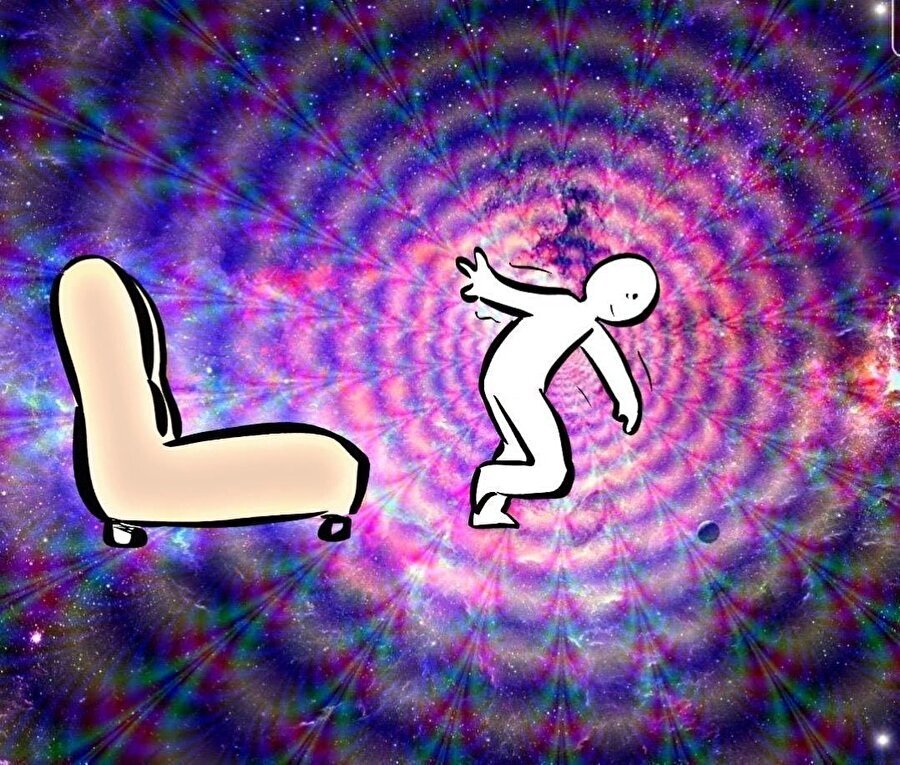 Aniden koltuktan kalkınca hissettiğim