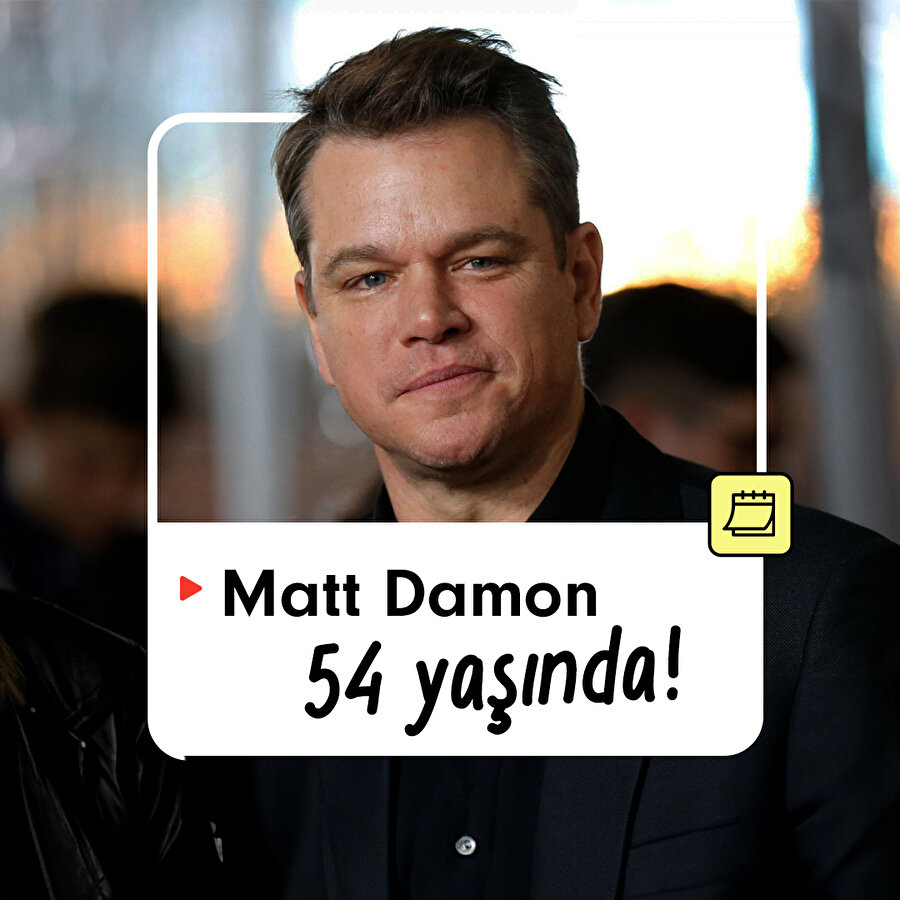 Bugün Matt Damon'un doğum günü