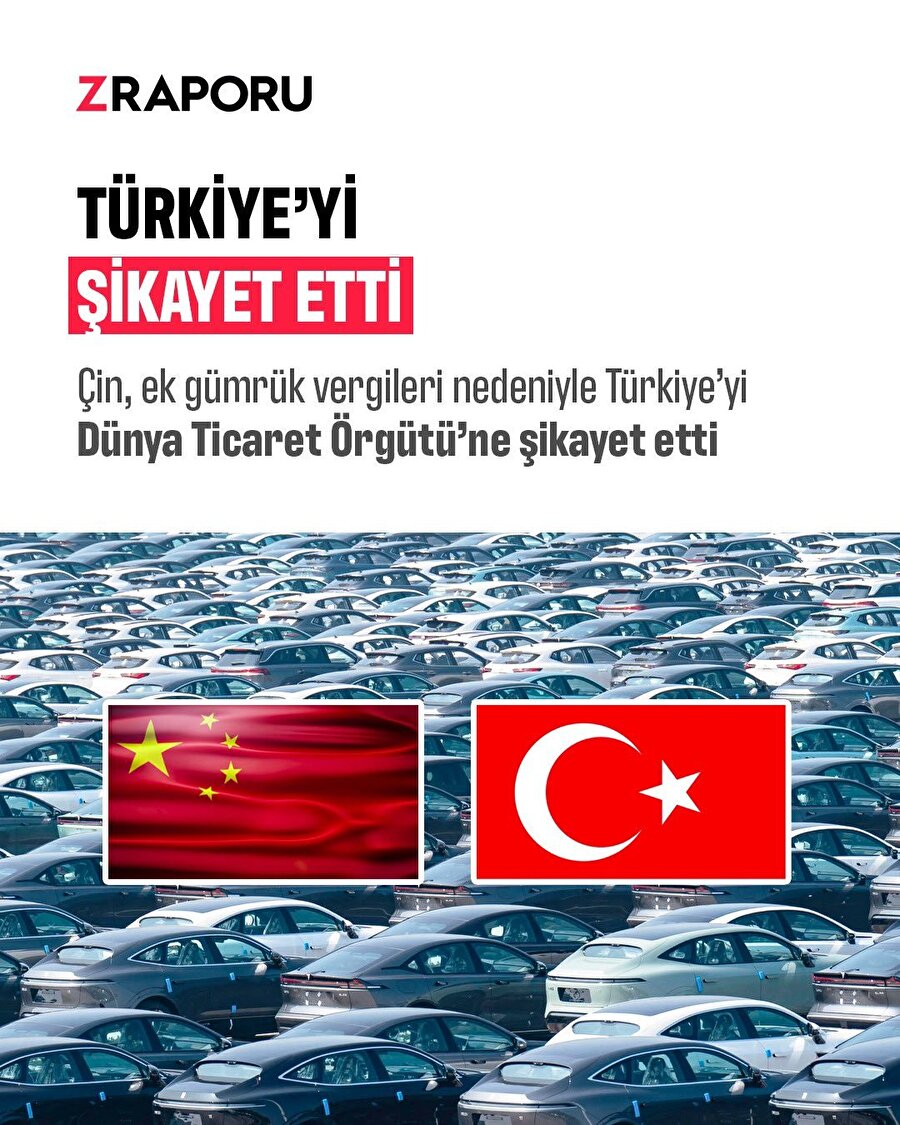 Çin, Türkiye'yi şikayet etti