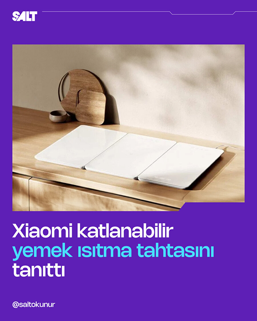 Xiaomi'den katlanabilir ısıtma tahtası 