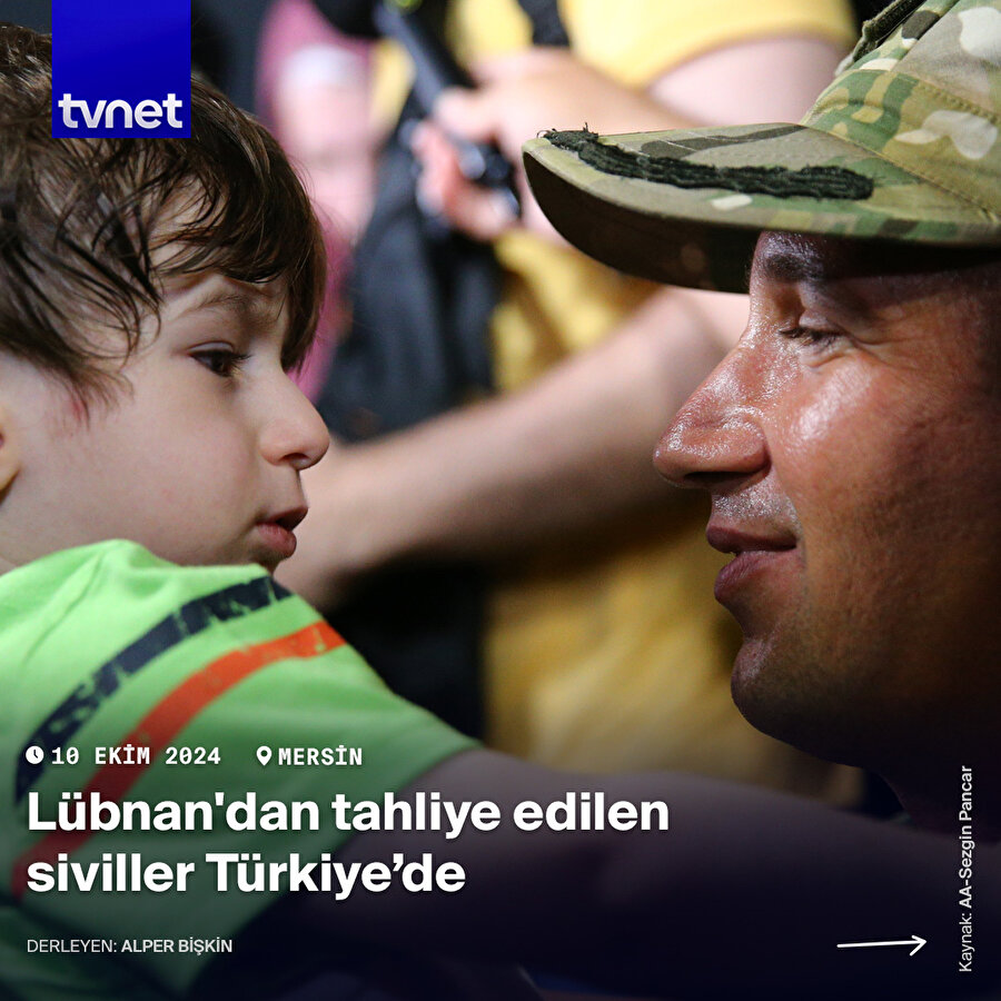 Lübnan'dan gelen 558 yolcunun tahliyesi tamamlandı