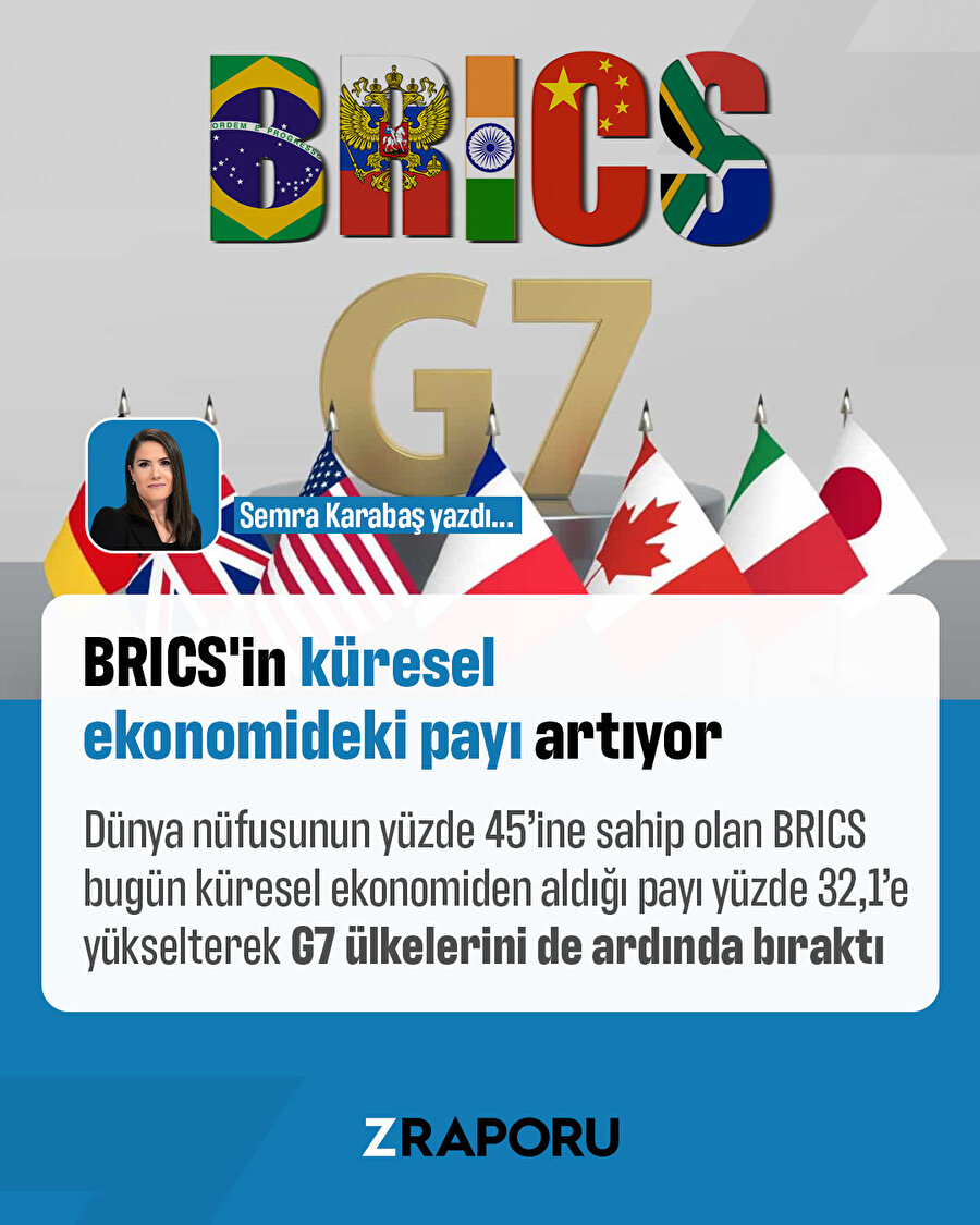 BRICS' in küresel ekonoomideki payı artıyor