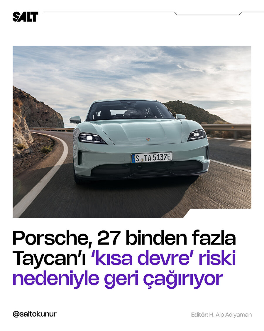 Porsche 27 bin aracını geri çağırdı