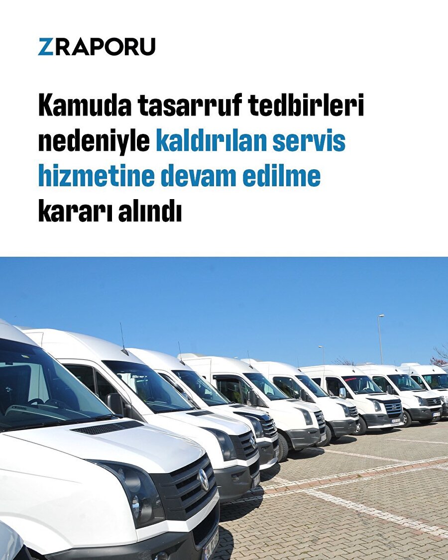 Servis hizmetine devam kararı