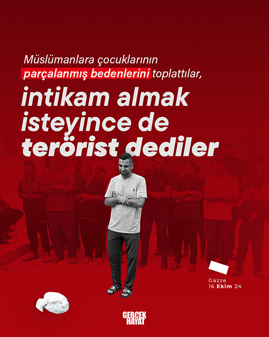 İntikam isteyene terörist dediler