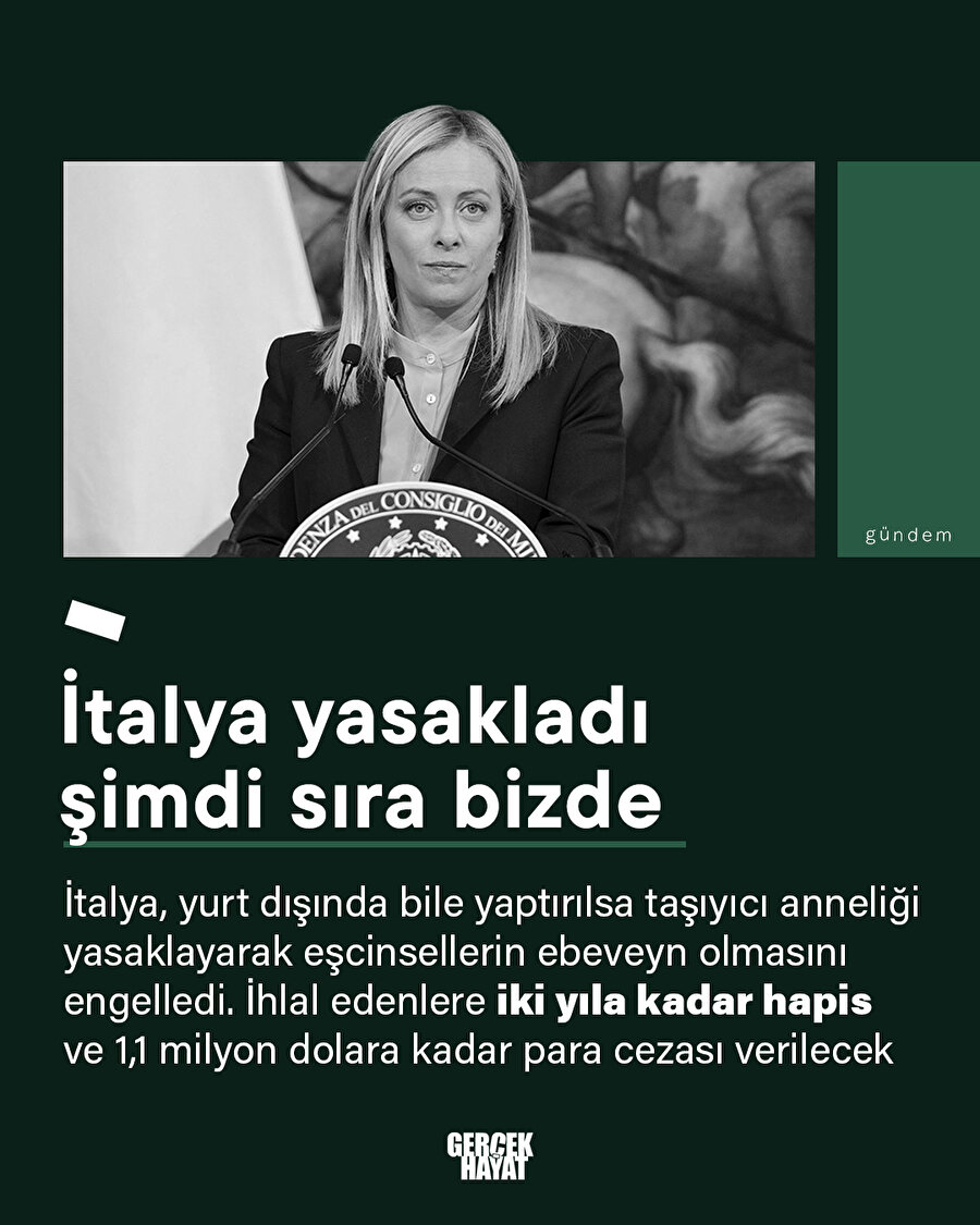 İtalya'da sapkınlar çocuk sahibi olamaz