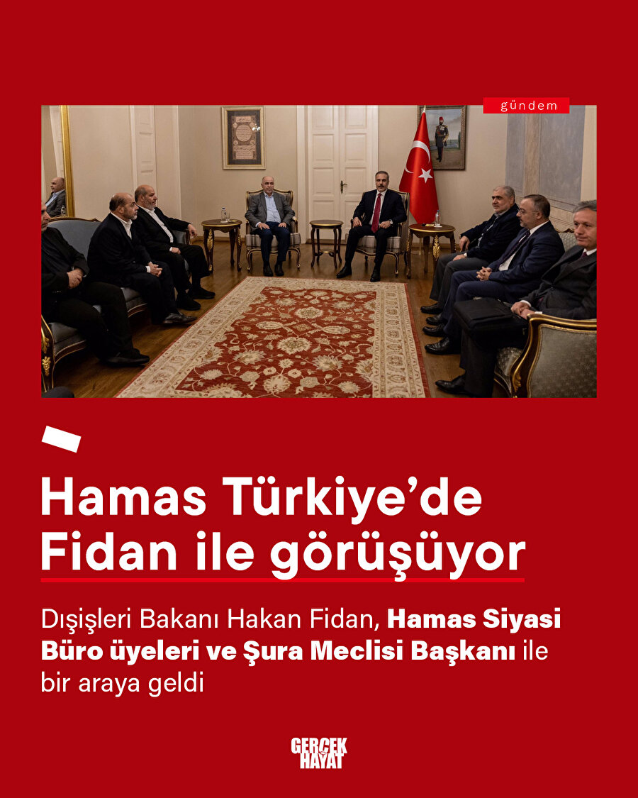 Hamas ile Fidan toplantıda 