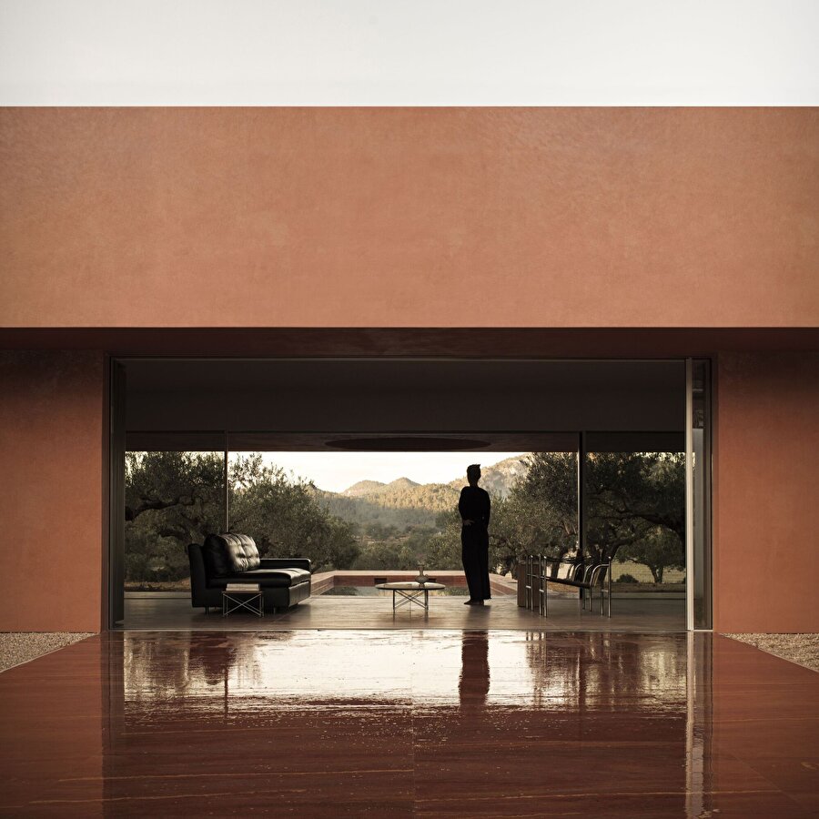 Akdeniz iklimini yansıtan Olivos House