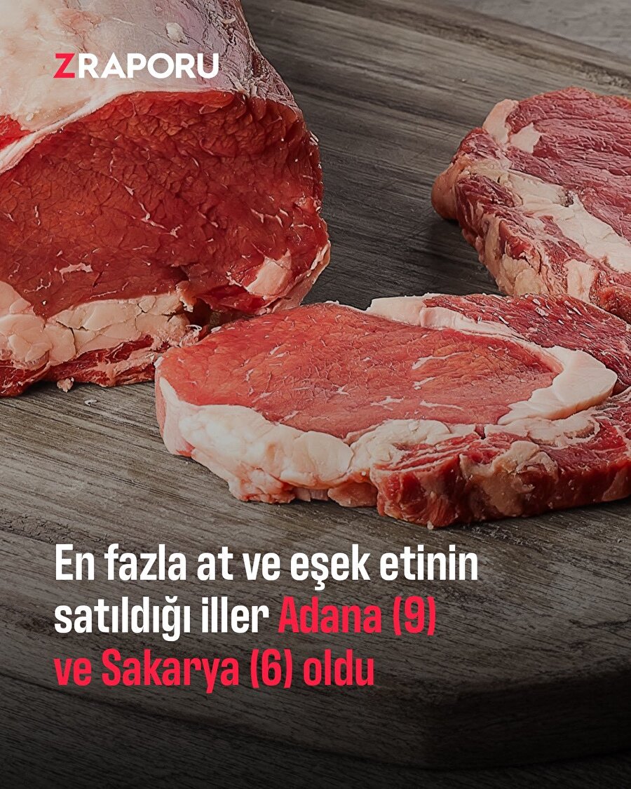 En fazla at ve eşek eti satılan iller belli oldu