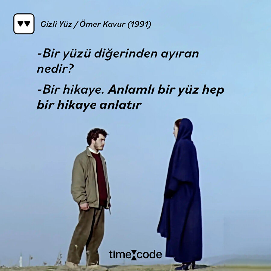 Gizli Yüz filminden alıntı