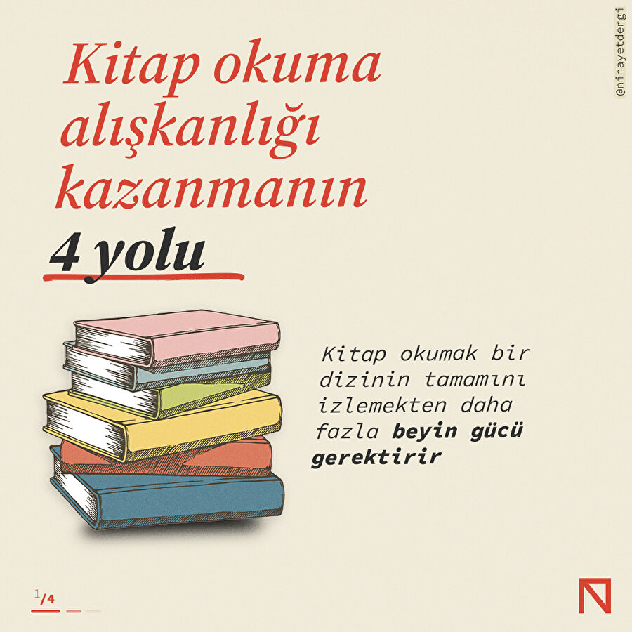 Kitap okuma alışkanlığı kazanmanın 4 yolu 📚