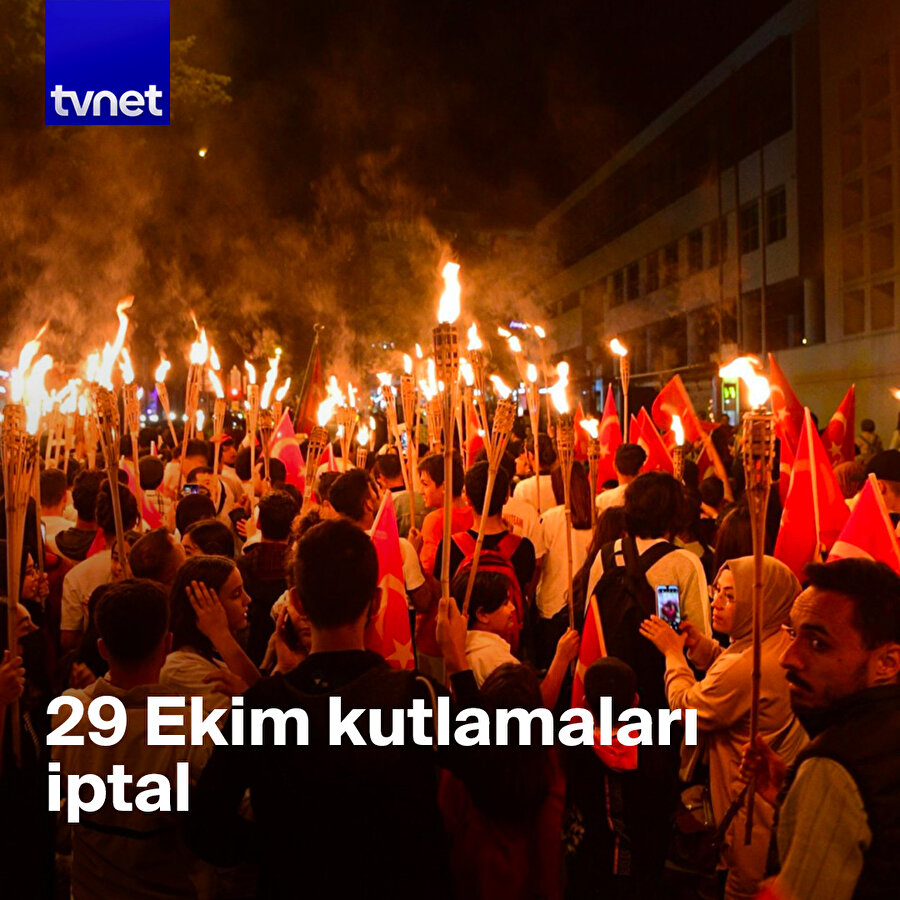 29 Ekim etkinlikleri iptal edildi