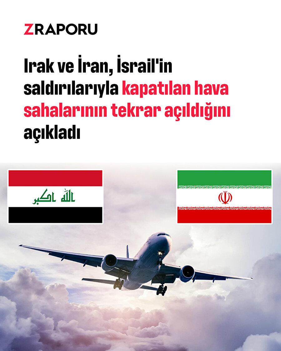 Hava sahaları tekrar açıldı