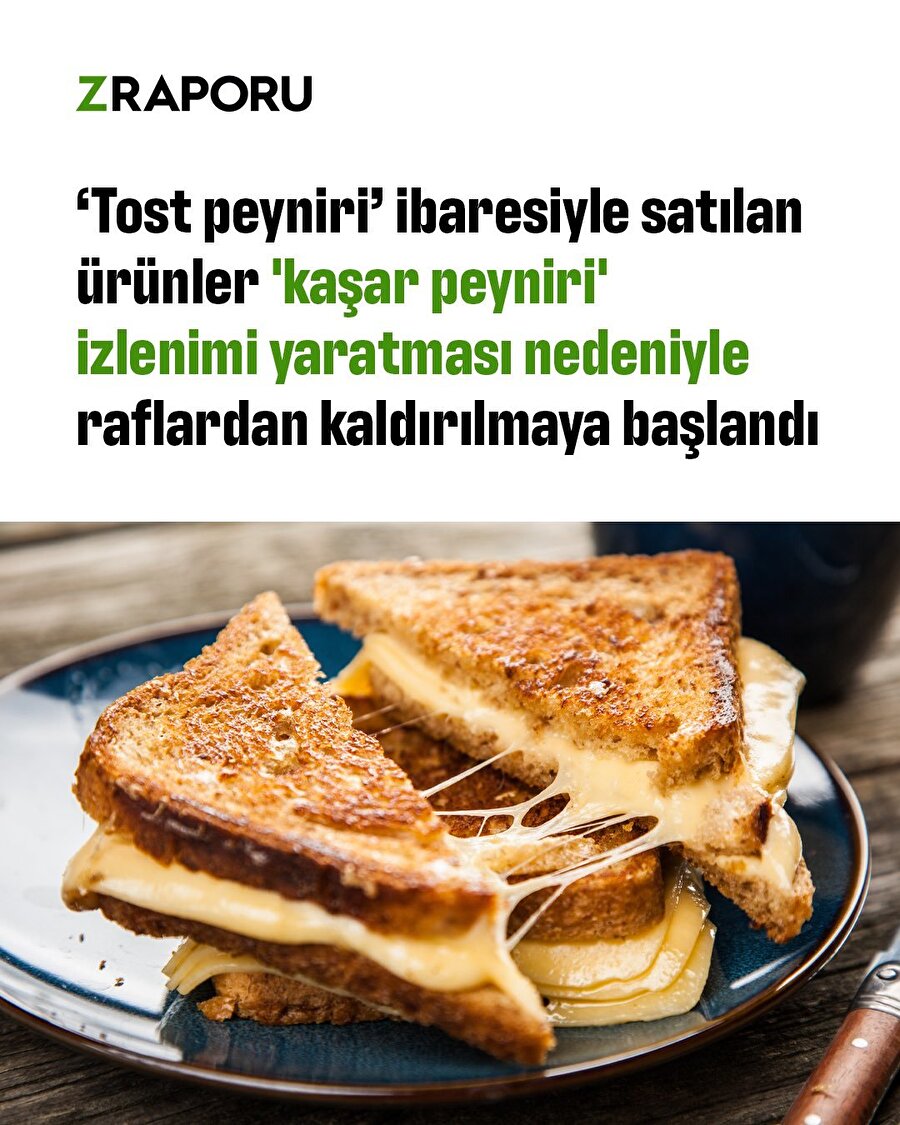 Tost peyniri tarih oluyor