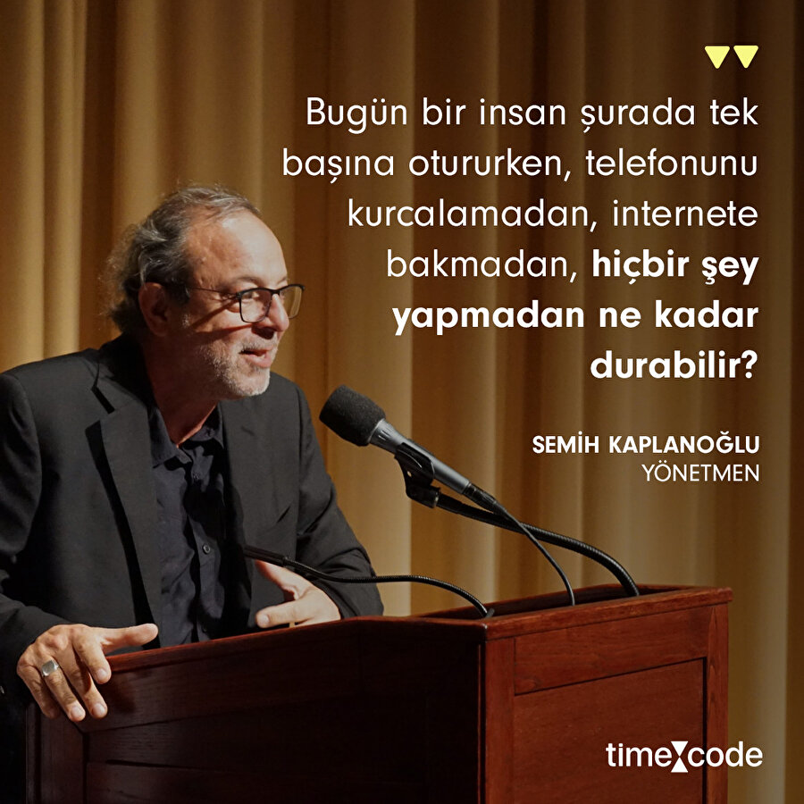 Semih Kaplanoğlu'ndan telefon sorusu