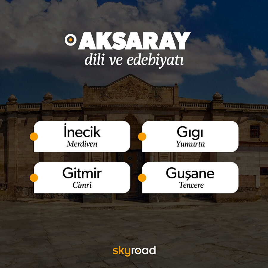 Aksaray dili ve edebiyatı 🤭