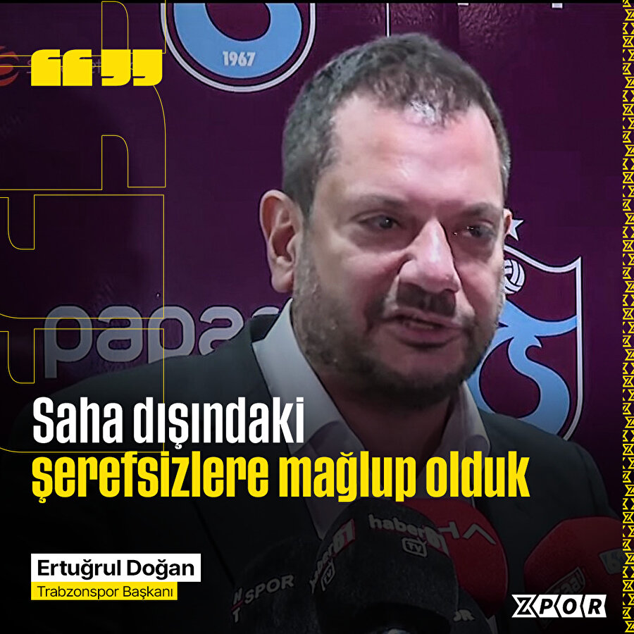 Ertuğrul Doğan'ın maç sonu açıklamaları