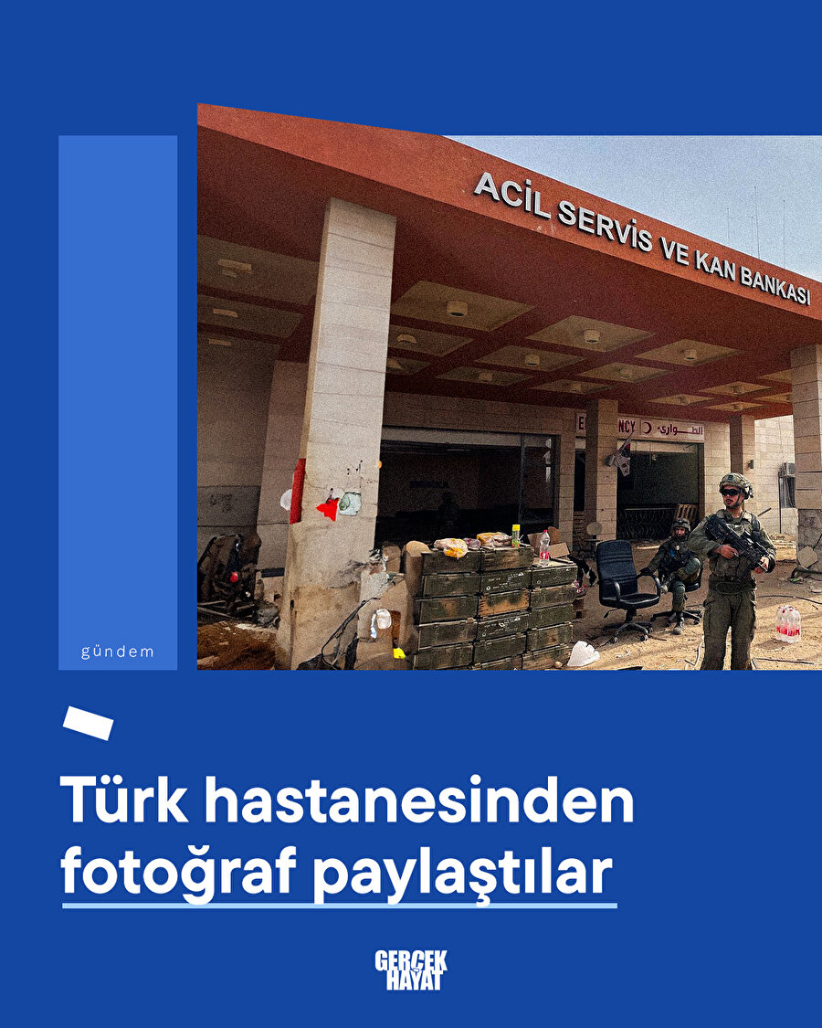 Türk hastanesini askeri üs yaptılar