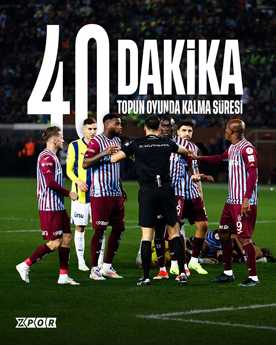 Trabzonspor-Fenerbahçe maçında dikkat çeken istatistik