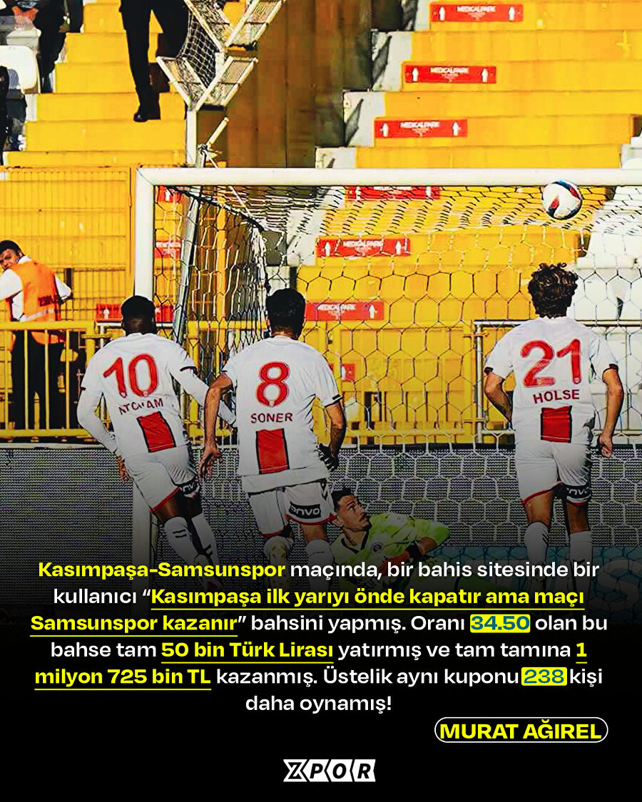 Kasımpaşa-Samsunspor maçında bahis şikesi iddiası