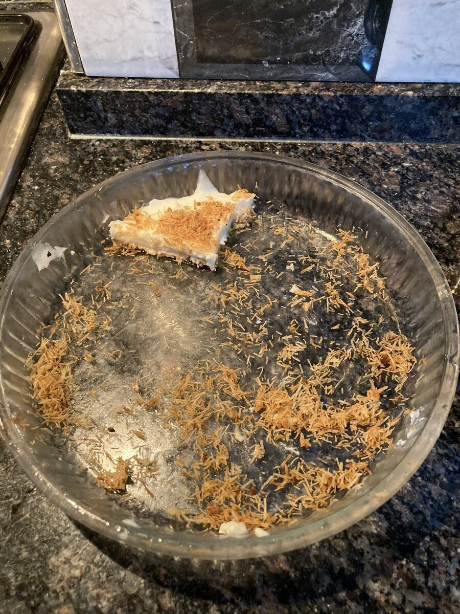 Dolaba soğuması için bıraktığım tatlı