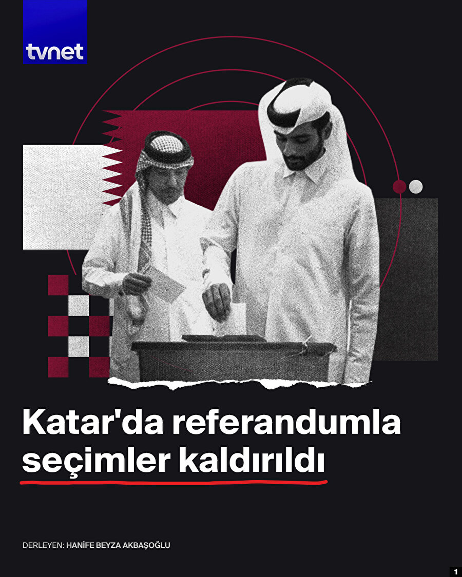 Katar'da referandumla seçimler kaldırıldı