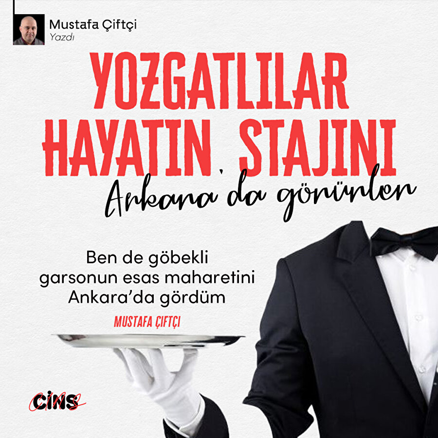 Mesleki bozulma: göbekli garson