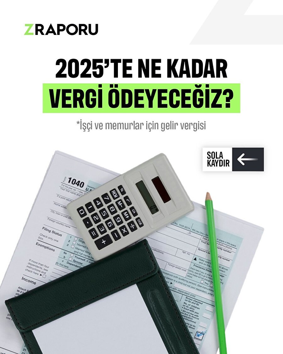 2025'te gelir vergisi dilimleri değişecek
