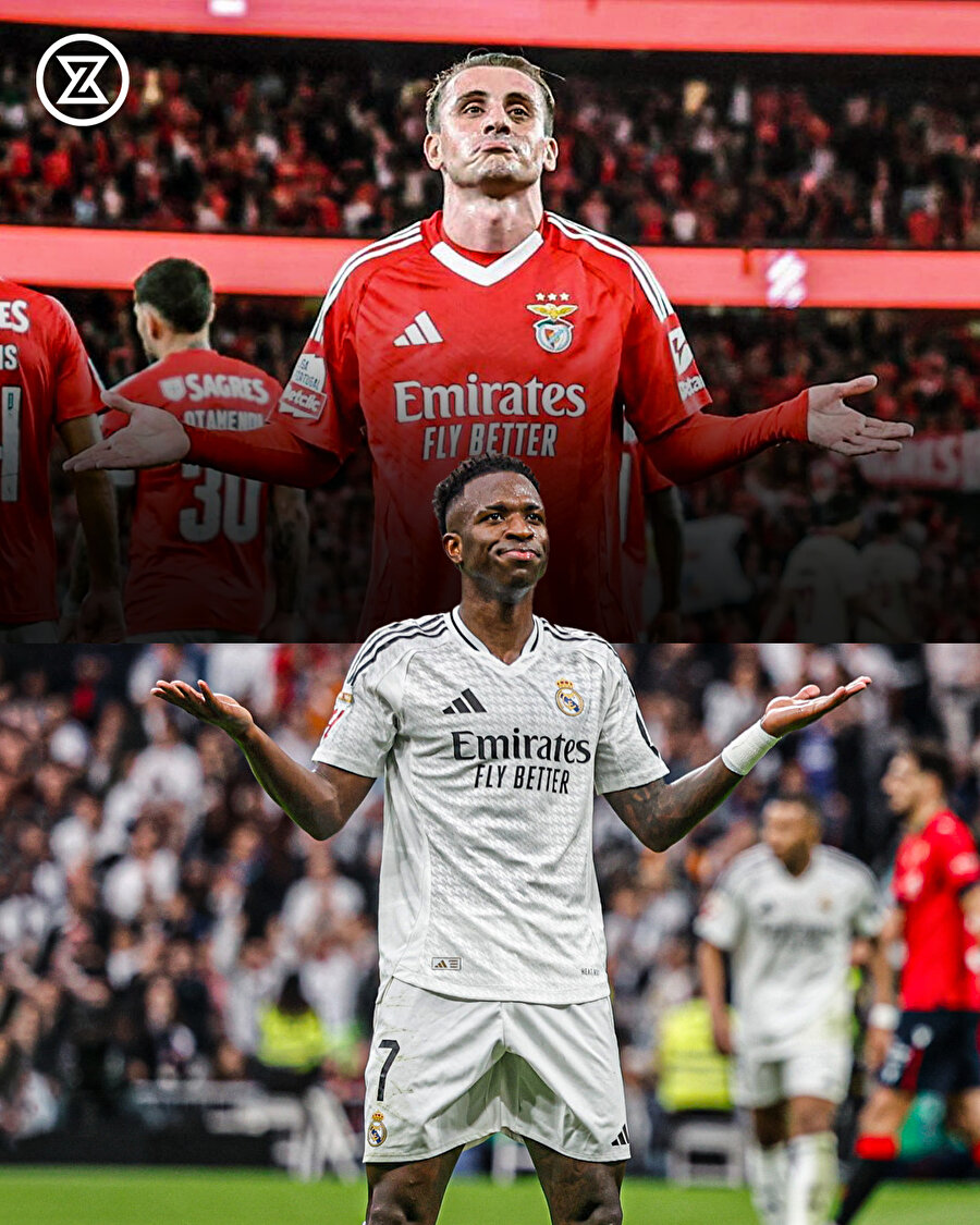 Vinicius JR, Kerem Aktürkoğlu sevinci yaptı