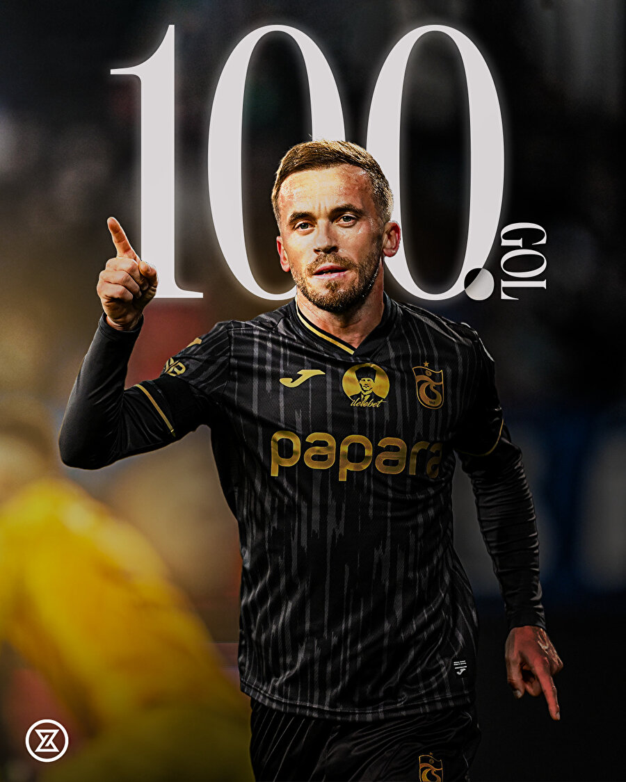  Edin Visca. Süper Lig'deki 100. golünü attı 💯