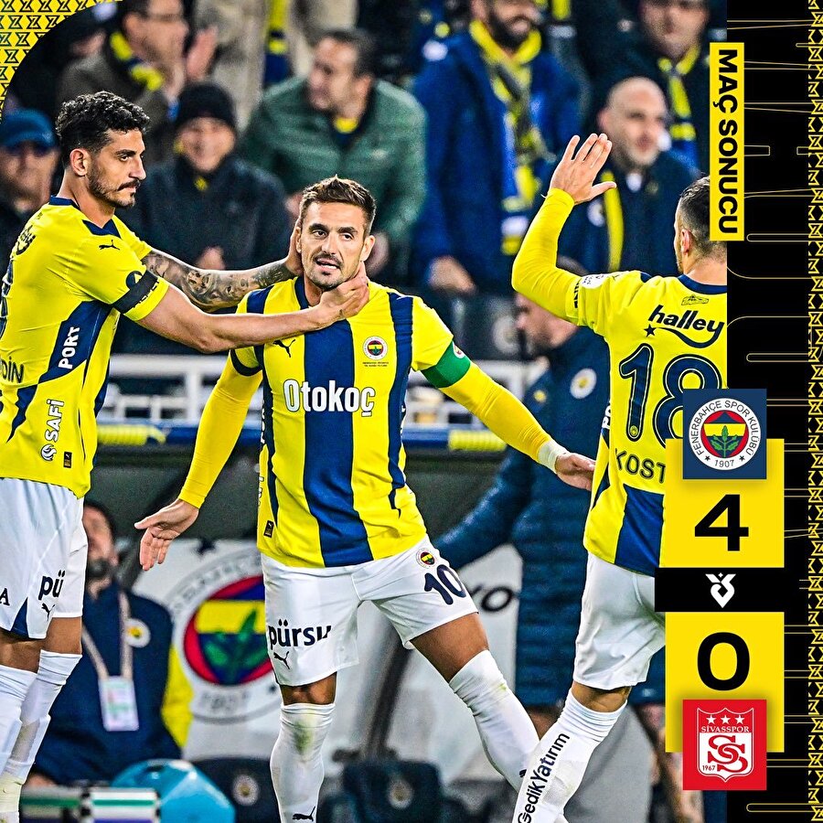 Fenerbahçe 3 puanı 4 golle aldı