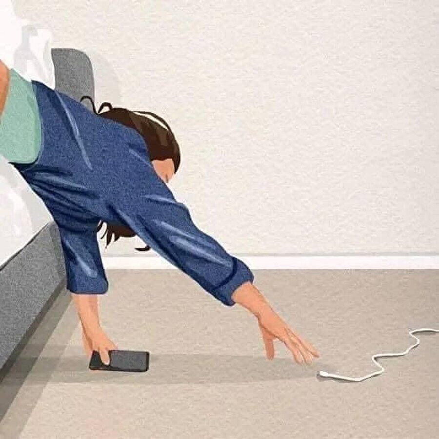 Yatağın prize uzak olduğu anlar