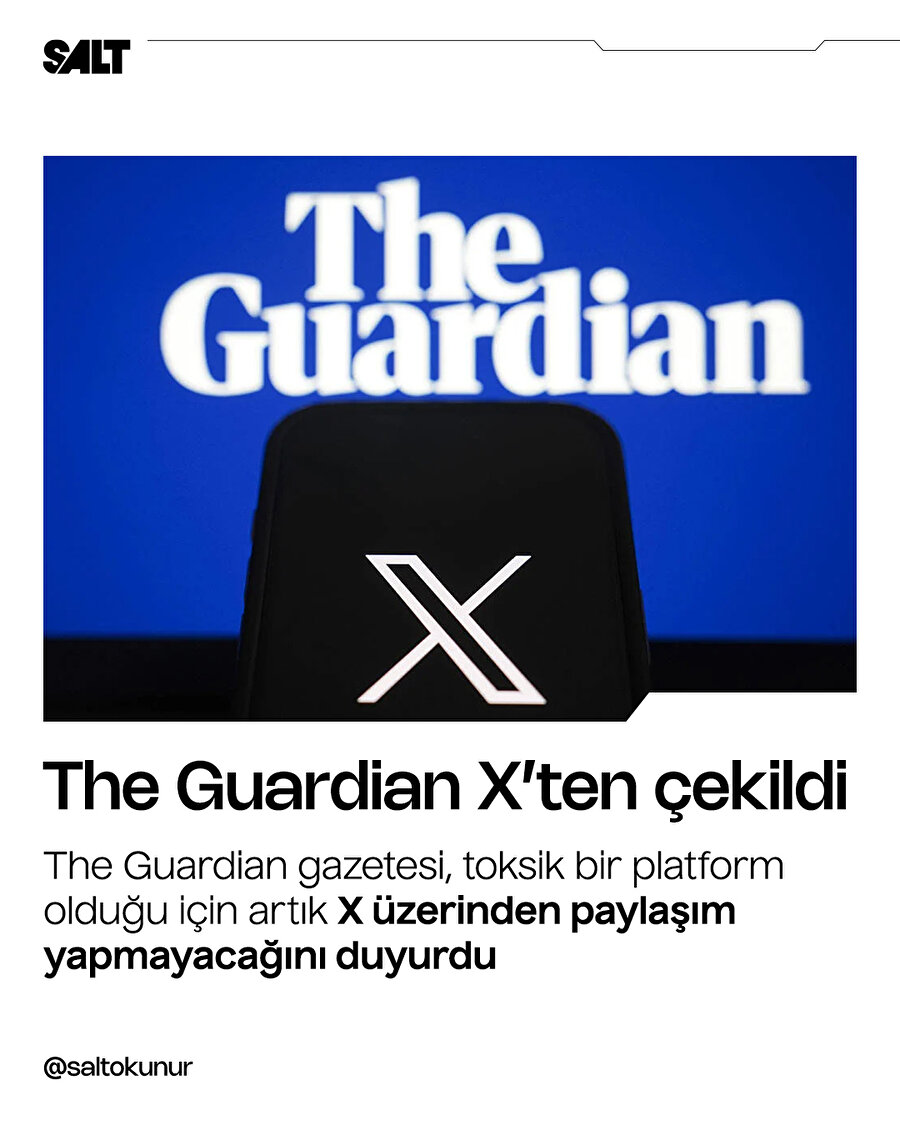 The Guardian X'ten çekildi