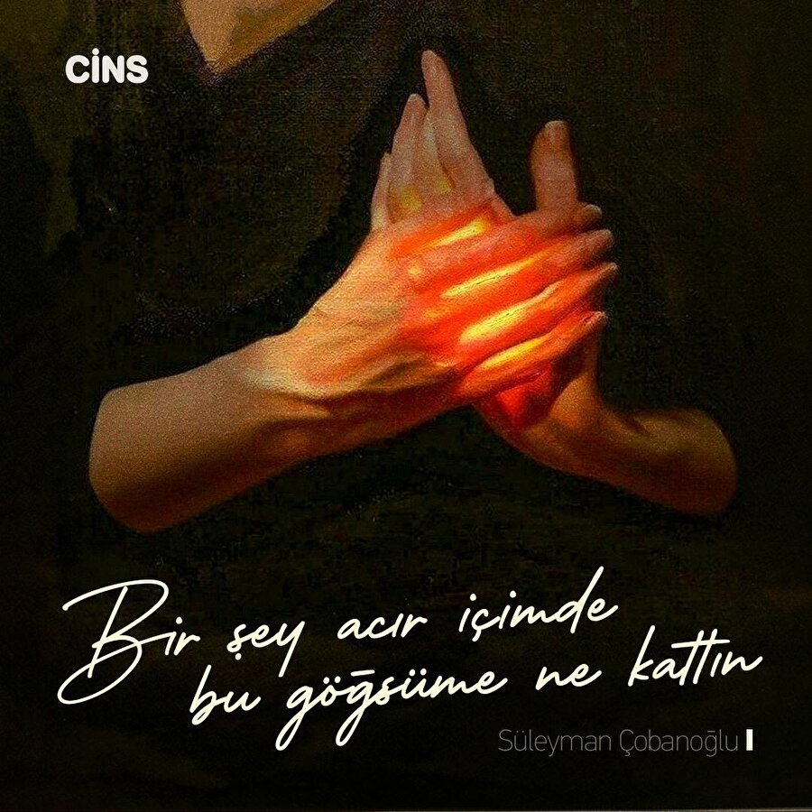 Süleyman Çobanoğlu'ndan hislere dair