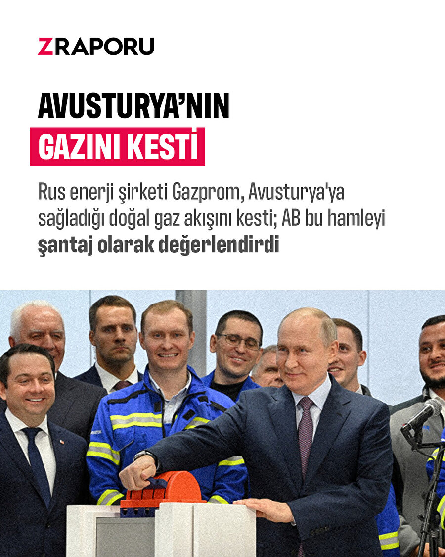 Avusturya'nın gazını kesti