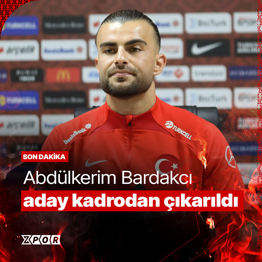 Abdülkerim Bardakcı aday kadrodan çıkarıldı