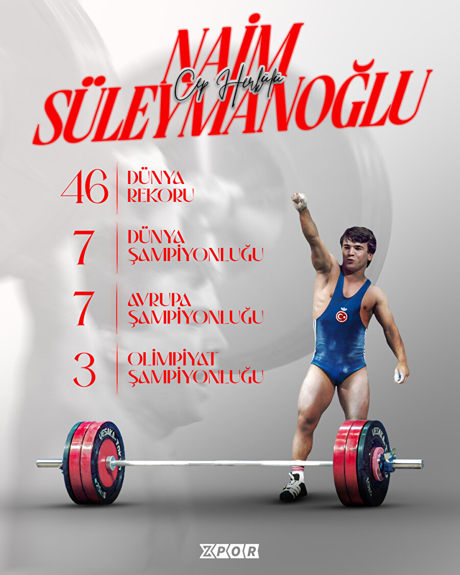 Türk halterinin unutulmaz ismi: Naim Süleymanoğlu