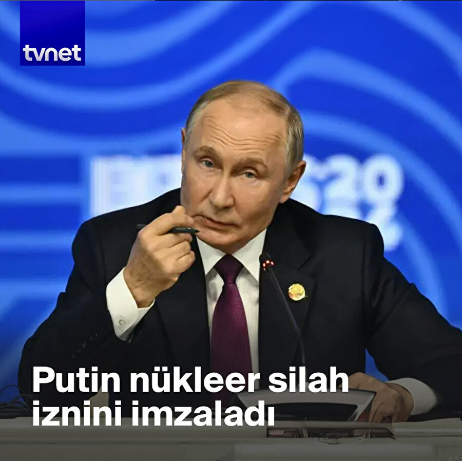 Putin, nükleer silahların kullanımıyla ilgili güncellenmiş bir doktrini imzaladı.