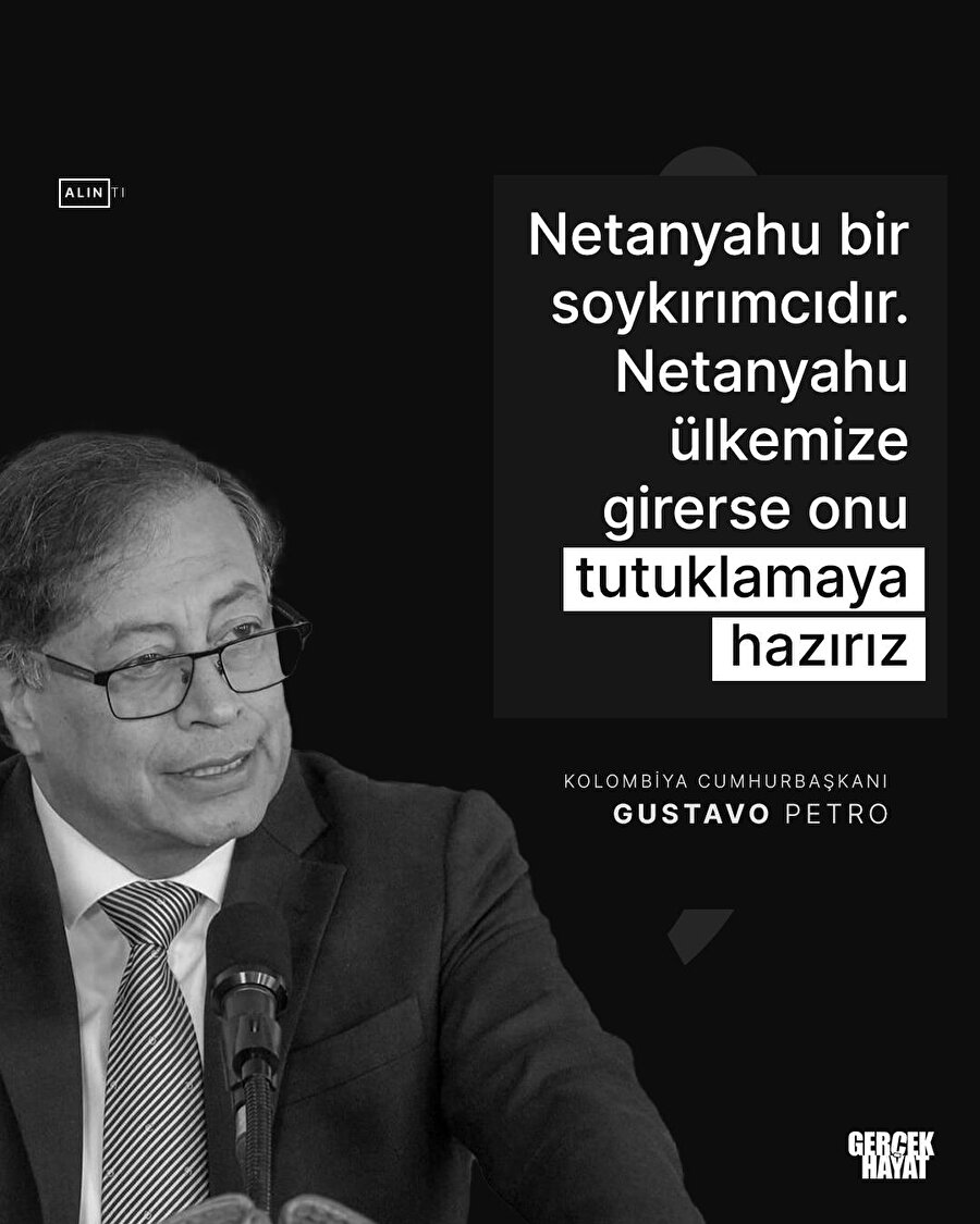 Kolombiya: Netanyahu gelirse tutuklarız