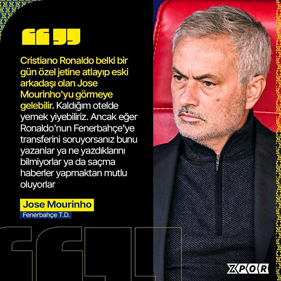 Mourinho'nun Ronaldo iddialarına yanıtı👀