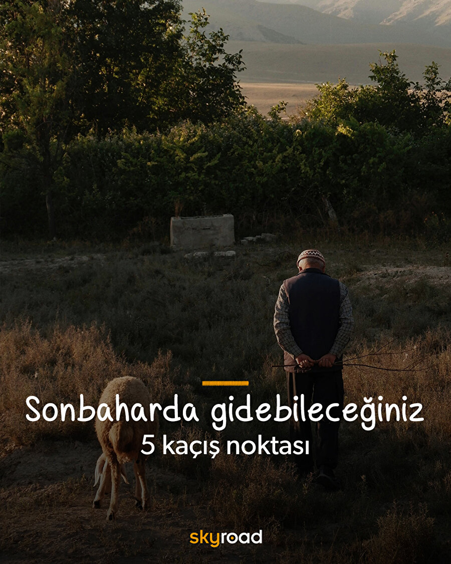 Sonbaharda gidebileceğiniz 5 kaçış noktası 🙌