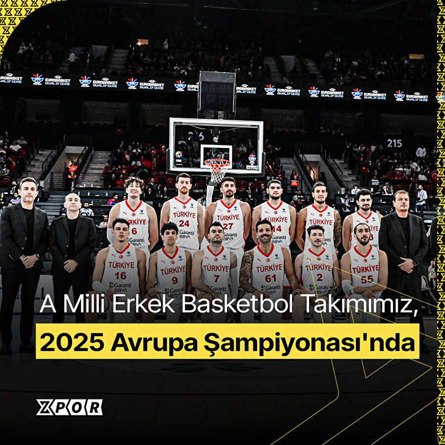 12 Dev Adam, EuroBasket 2025 biletini aldı