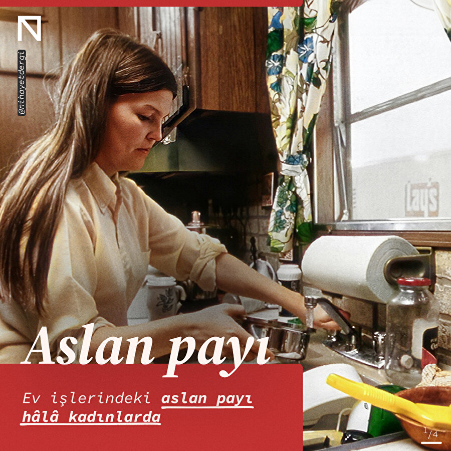 Ev işlerinde aslan payı