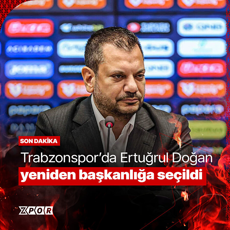Trabzonspor'da başkan yeniden Ertuğrul Doğan oldu