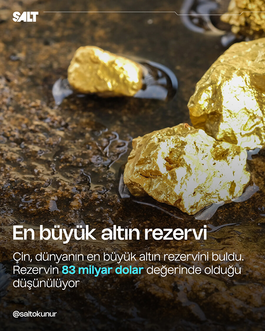 Çin, dünyanın en büyük altın rezervini buldu