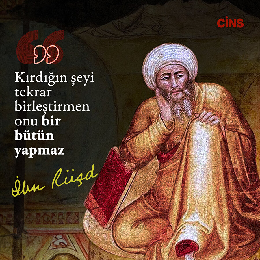İbn Rüşd'ten kırılmak üzerine 