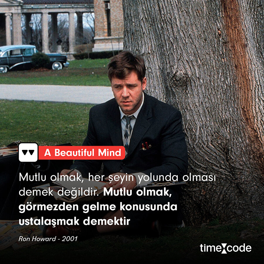 A Beautiful Mind filminden alıntı