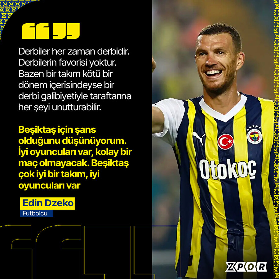 Fenerbahçe'nin yıldızı Edin Dzeko açıklamalarda bulundu